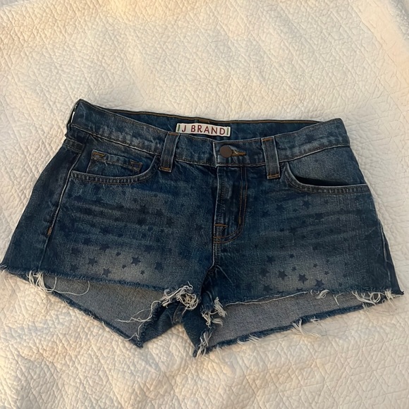 J brand jean shorts with stars - Picture 1 of 6